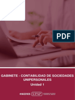 Unidad I - Contenido - Gabinete - Contabilidad de Sociedades Unipersonales - 359918523 PDF