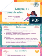 Ejes de Lenguaje y Comunicación