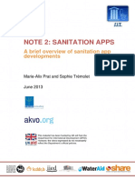 Note 2 Sanitation Apps A Brief Overview of Apps June 2013