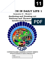 Applied - 11 - Research in Daily Life 1 - semII - CLAS8 - Analyzing and Drawing Out Patterns and Themes With Intellectual Honesty - v2 PNS PDF