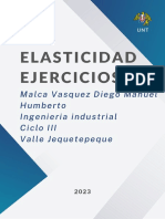 Elasticidad Ejercicios PDF