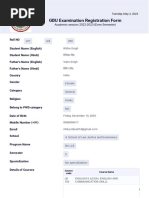 GBU ExamMay2023 Registration 2223EE-2742 PDF
