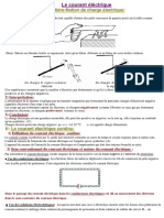 Le Courant Electrique Continu Resume de Cours 3