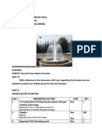 Diameter of 14 R.F.T, Circumference of 45 R.F.T Body-Stainless Steel Body 304 Grade, 16 Guage. Body-SS Body-Brass Size:1 Inch Center Nozzle