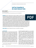 Integration of IoT and Fog Computing in Healthcare Based The Smart Intensive Units