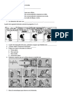 Examen Sobre Historieta