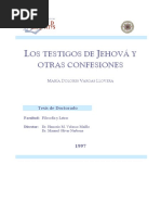 Los Testigos de Jehova y Otras Confesiones en Alicante Una Etnografia Del Pluralismo Religioso 0 PDF