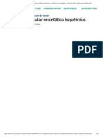 Acidente Vascular Encefálico Isquêmico - Distúrbios Neurológicos - Manuais MSD Edição para Profissionais