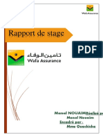 Rapport de Stage WAFA ASSURANCE