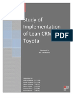 Implementation of Lean CRM in Toyota.2