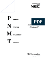 PNMT (WindowXP) Installation Manual