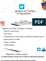 Feb 23 - Use of Twitter in Education (PPT For CIET, NCERT's Session)