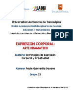 Expresión Corporal Arte Drámatico