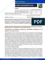 Evaluación Diagnóstica COMUNICACIÓN 2° 2023