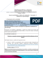 Guía de Actividades y Rúbrica de Evaluación - Escenario 2 - Reflexion de Aprendizajes