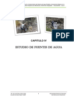 CAPITULO 4 Estudio de Fuentes de Agua