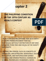 Chapter 2 The Philippine Condition in The 19th Century 1 1