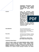 Lista de Testigos, REVISION POR CAUSA DE FRAUDE, JARABACOA, ROBERT