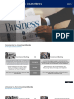 Investment Banking - Course Notes PDF