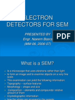 Electron Detector For Sem