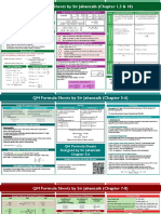 Formula Sheets