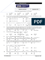 Sequence and Series Assignment 8C