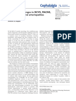 Diagnostic Challenges in RCVS, PACNS, and Other Cerebral Arteriopathies