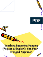 Teaching Beginning Reading - Filipino - English - The Four Pronged Approach