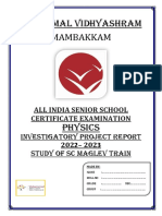 Physics Investigatory Project PDF