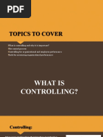 Management Chap 18 Controlling