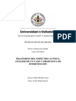 Trabajo de Investigacion Del Autismo