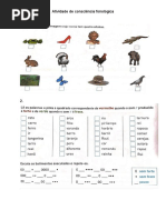 Atividade de Consciência Fonológica