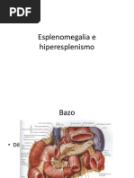 Esplenomegalia e Hiperesplenismo