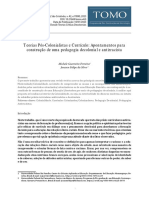 Teorias Pós Colonialistas e Currículo PDF