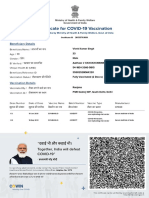 Vaccination Certificate PDF