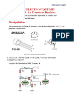 TP3-Le Transistor Bipolaire