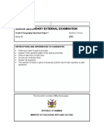 JS Geography Specimen p1 Grade 9