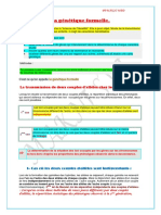 Cours de Génétique Formelle Le Dihybridisme