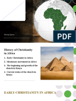 History of Christianity in Africa 1