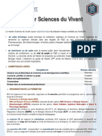 Master Sciences Du Vivant