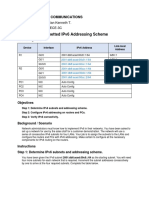 Activity No. 7 - Implement A Subnetted IPv6 Addressing Scheme