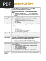 Sample Call Flow For Graded Role Play