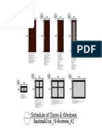 Doors and Windows Schedule