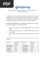 Aspectos Farmacotecnicos Empregados em Diluicao Geometrica e Homogeneizacao de Pos