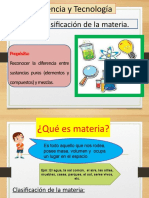 Clasificacion de La Materia