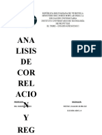 Analisis de La Correlacion y Regresion