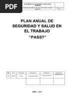 Plan Anual de Seguridad y Salud en El Trabajo FL Torres