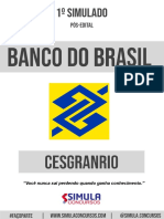 1º Simulado - Banco Do Brasil - Cesgranrio