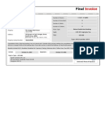 Korea Hotel Invoice - Siddharth Jain