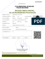 Certificado Único Digital de Antecedentes Policiales: Sistema Ed-1